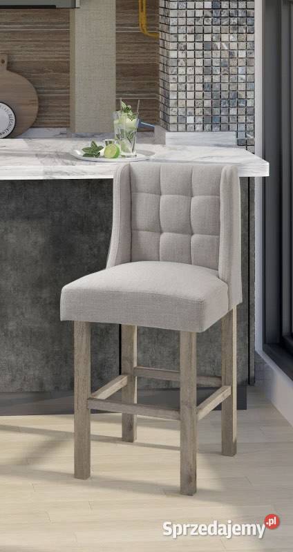 Krzesło barowe imitacja lnu małopolskie