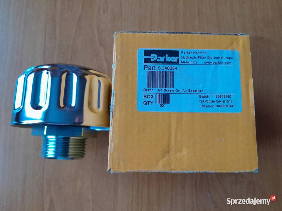 Filtr odpowietrzający odpowietrznik Parker Pozostałe dolnośląskie sprzedam
