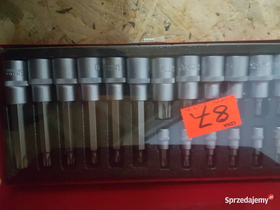 Zestaw Kluczy Torx 18 sztuk Bussole 12 14 Głogowa