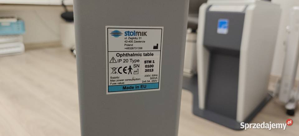 Stolik okulistyczny STM 1 małopolskie Skawina sprzedam