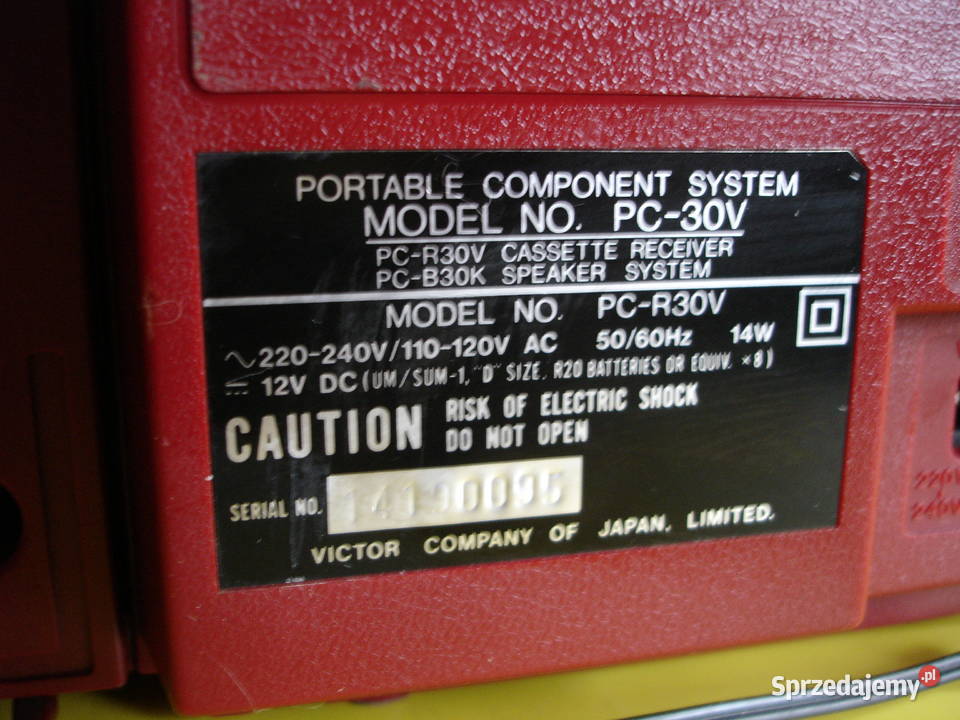 Radiomagnetofon JVC PCR30V Zielona Góra sprzedam
