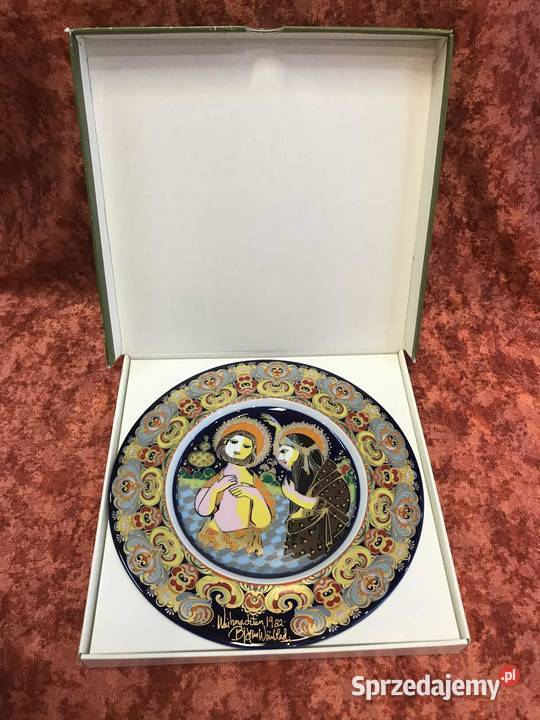 Talerz dekoracyjny Rosenthal Bjrn Wiinblad 1982r świętokrzyskie