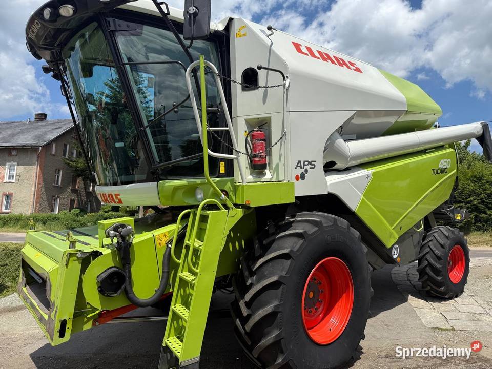 Kombajn zbożowy Claas Tucano 450 heder V660 2400 dolnośląskie Nowa Ruda