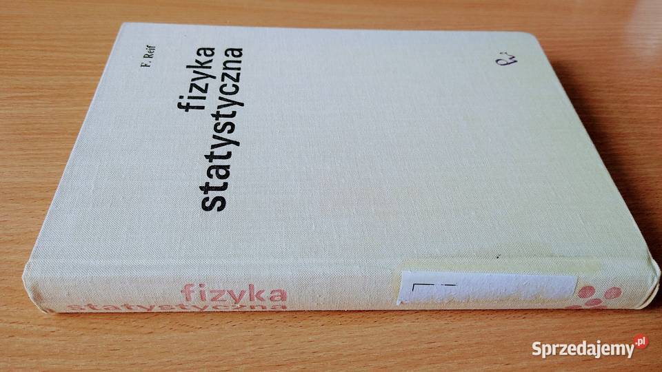 Fizyka statystyczna F Reif db Książki naukowe i popularnonaukowe Gdańsk sprzedam