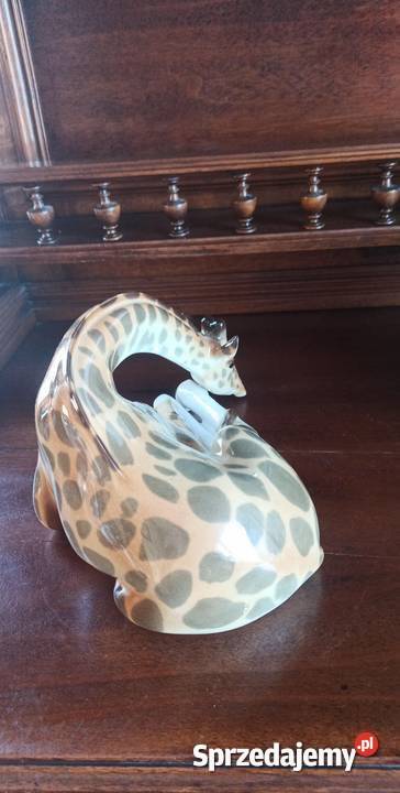 Żyrafa Lomonosov Figurka Leżąca Gdańsk