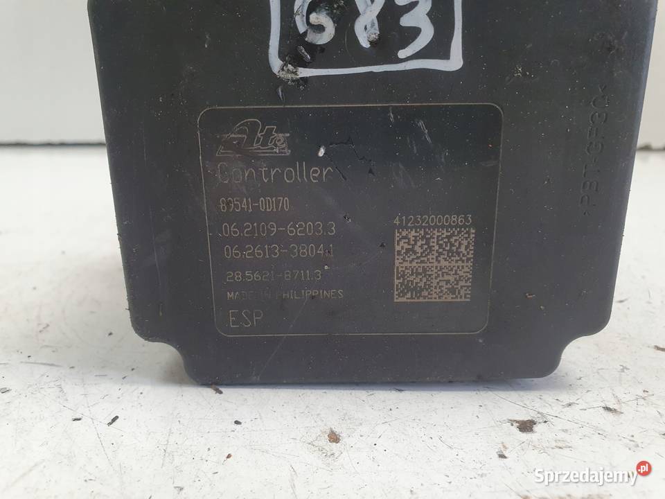 Toyota Yaris III POMPA ABS hamulcowa 445400D100 osobowe lubelskie Chełm sprzedam