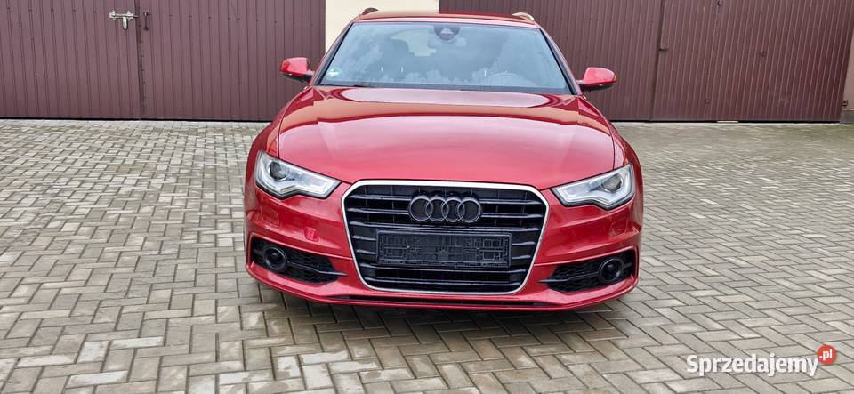 Audi A6 C7 20 ULTRA S tronic S line Radaty itd czerwony Audi Nowa Wieś sprzedam