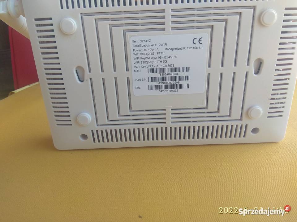 Router Światłowód gponEPON WiFi Kraków sprzedam
