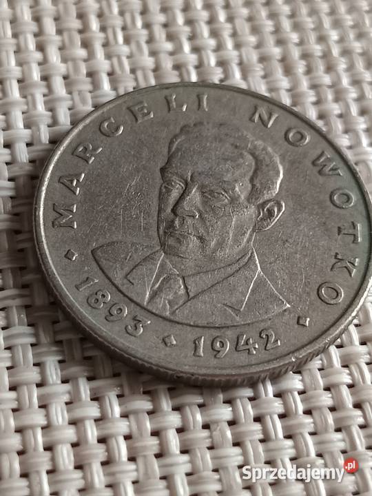 Sprzedam monete 20 zl 1974 r Marceli Nowotko Chełm