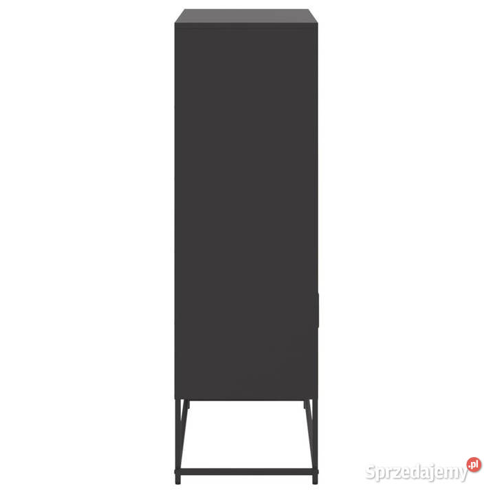 Szafka czarna 685x385x1235 stal WM846500