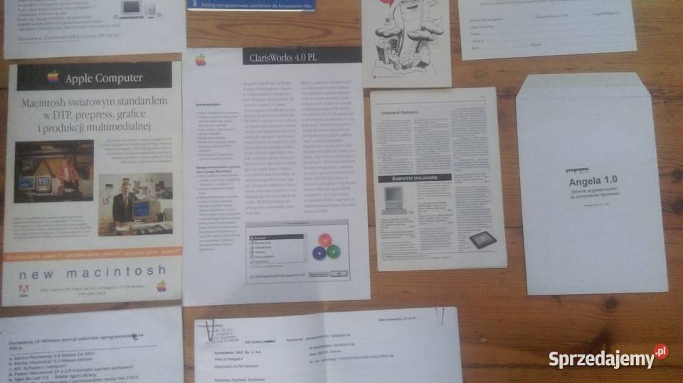 Macintosh Apple broszury reklamy itp Lębork