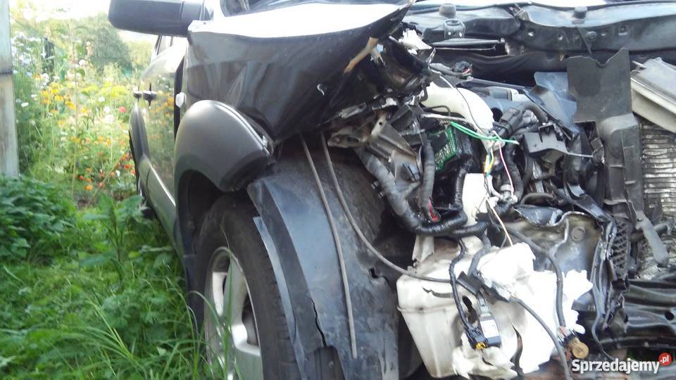 Hyundai Tucson uszkodzony przód śląskie