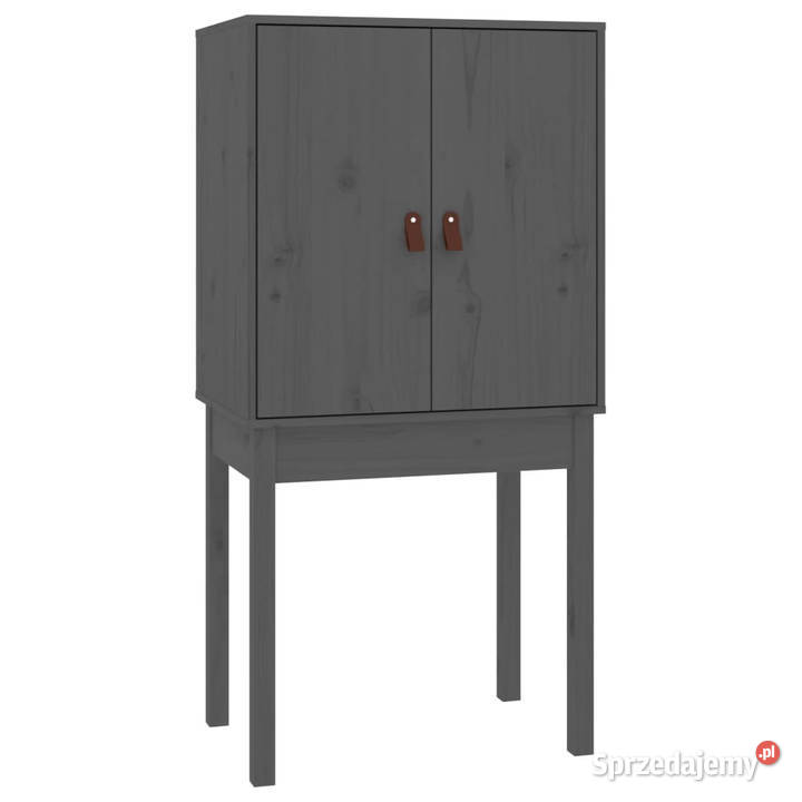 Szafka szara 60x40x120 lite drewno sosnowe