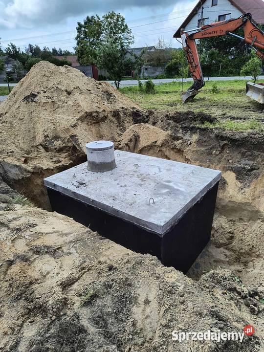 Zbiorniki betonowe szamba deszczówki Warszawa