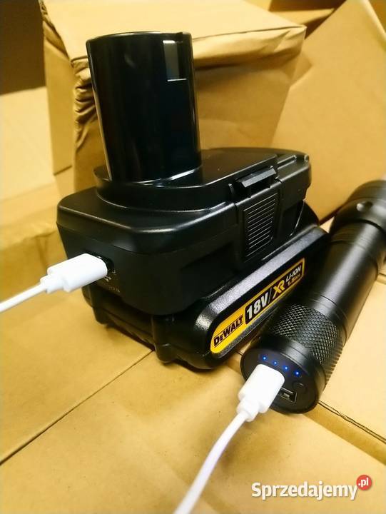 Adapter przejściówka Ryobi Milwaukee Dewalt USB Marcinowice