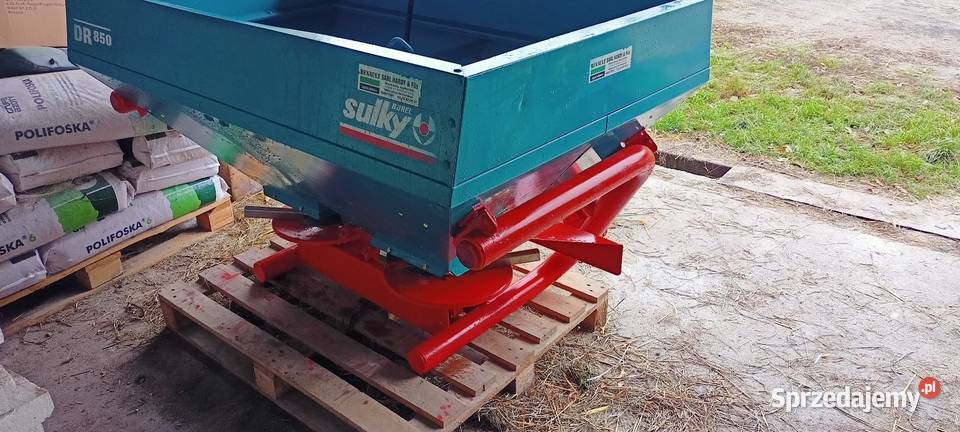 Rozsiewacz sulky 800l lekki mazowieckie Boguty-Pianki