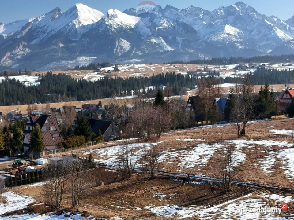 DZIAŁKA Z WIDOKIEM NA TATRY budowlana Sprzedaż
