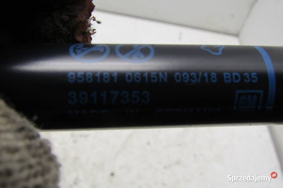 SIŁOWNIK TELESKOP KLAPY BAGAŻNIKA PRAWY LEWY