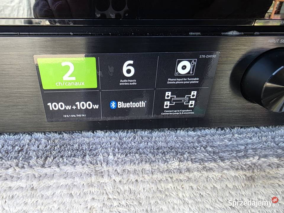 amplituner sony strdh190 stereo bluetooth