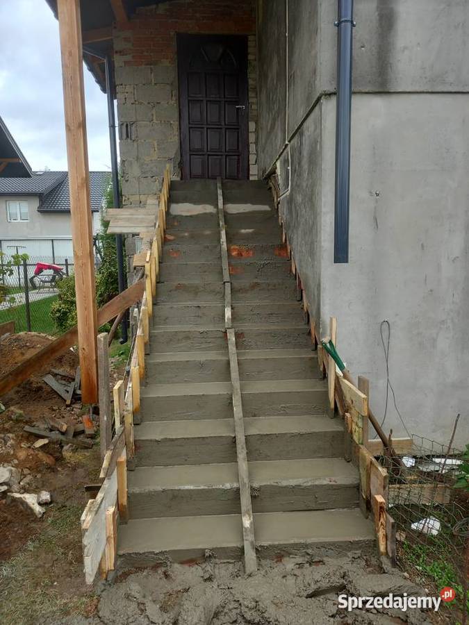 Schody betonowe Wołomin usługi budowlane