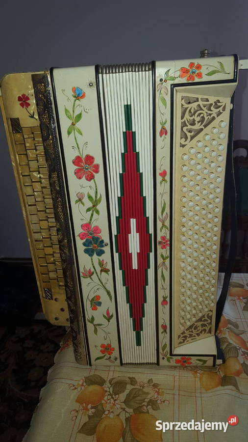 akordeon harmonia zabytkowa pedałowa 120 basów Instrumenty klawiszowe i MIDI Ełk
