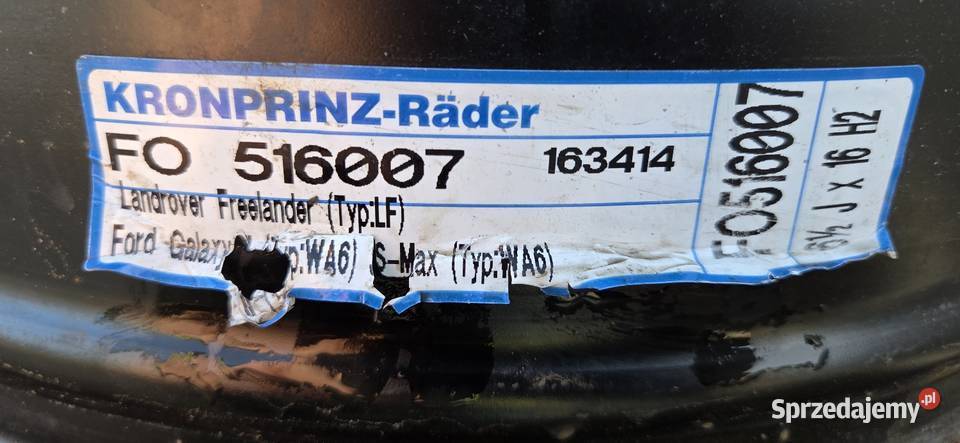 Felgi 16 ford galaxy sprzedam