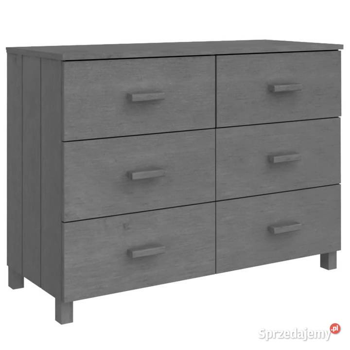 Szafka HAMAR ciemnoszara 113x40x80 lite drewno Warszawa sprzedam