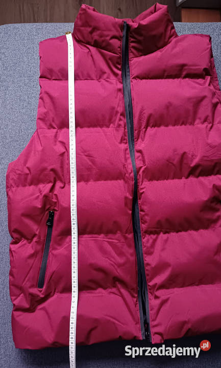 Nowa puchowa kamizelka bordowa M Gliwice