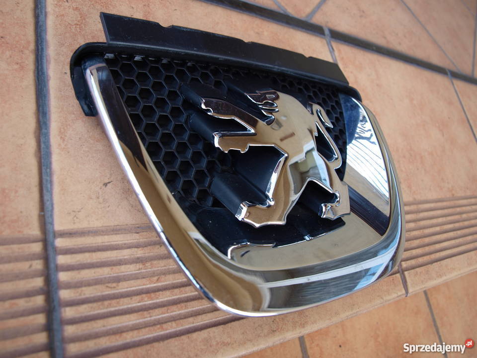 Peugeot 308 znaczek emblemat w zderzak 2007 Kalisz