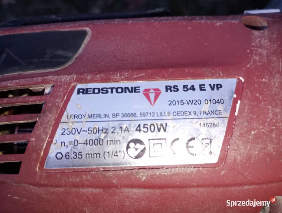 Wiertarka REDSTONE RS 54 E VP Końskie