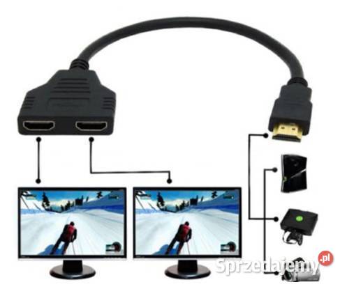 NOWY rozdzielacz HDMI rozgałęźnik splitter Zamość