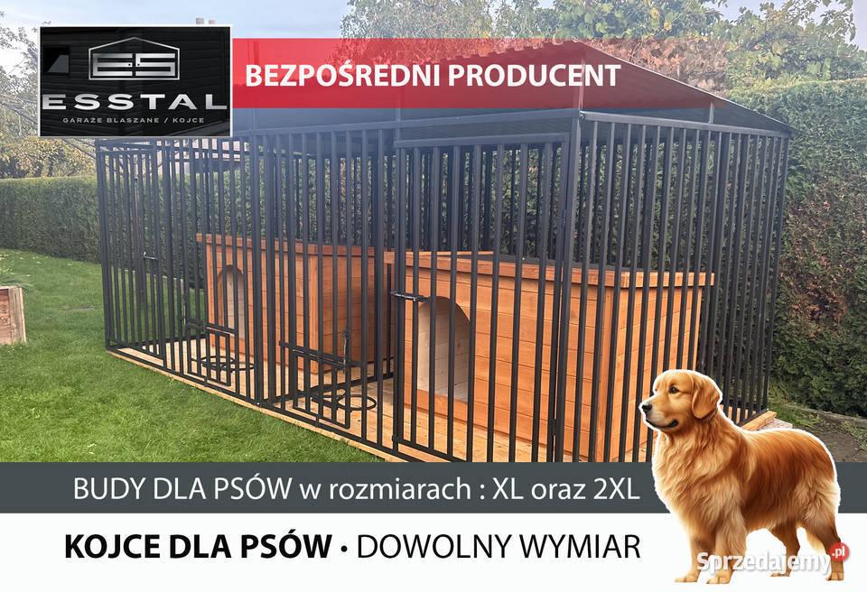 Kojec Psa KOJCE Psów Klatka Box Zadaszenie Zwierzęta Limanowa