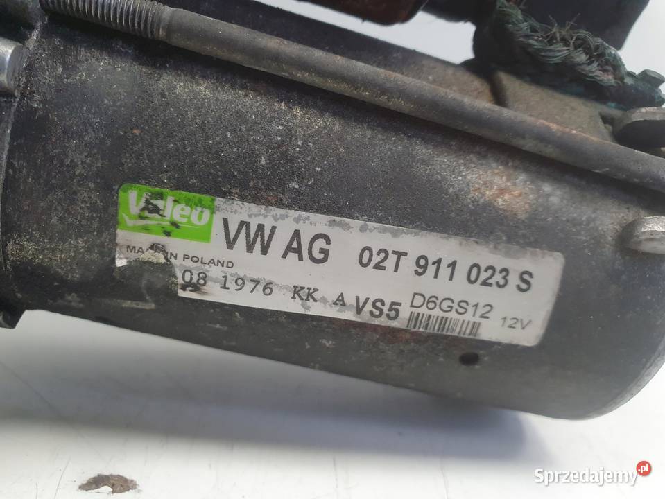 Vw Golf V 16 FSI ROZRUSZNIK valeo 02T911023S osobowe lubelskie Janów