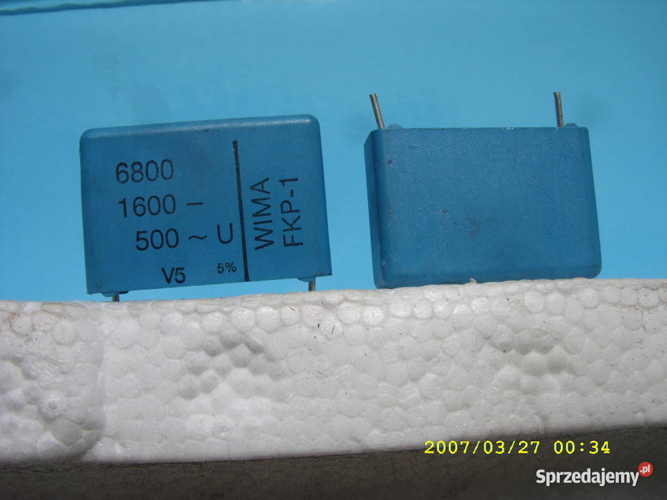 Kondensator FKP1 6800pF 5 1600V st 500Vzm WIMA Wołów sprzedam