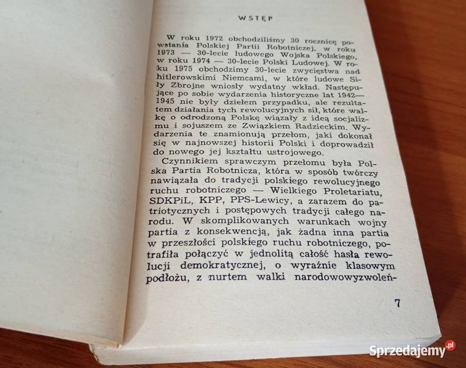 Oręż narodu dziełem partii szkice o roli partii Książki i Podręczniki Gdańsk sprzedam