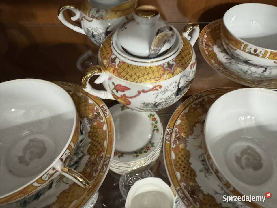 Serwis do herbaty z czasów PRL lata 80 porcelana Porcelana i szkło Częstochowa
