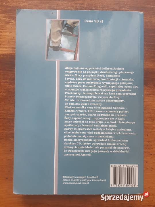 Jeffrey Archer Jedenaste przykazanie Rok wydania 1999 wielkopolskie Poznań