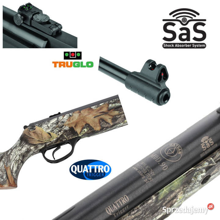 Wiatrówka Hatsan 90 Camo 45 mm Sporty strzeleckie i myślistwo Warszawa
