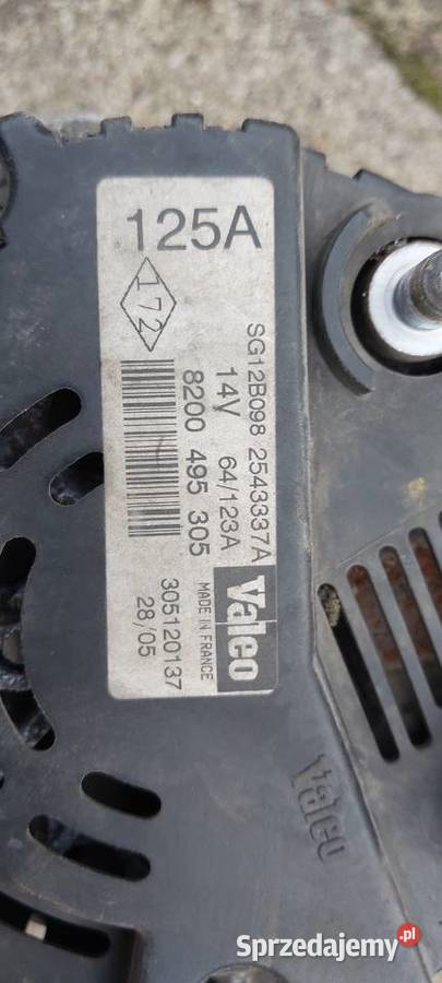 Alternator Renault Megane Scenic II 19 dci Szczecin
