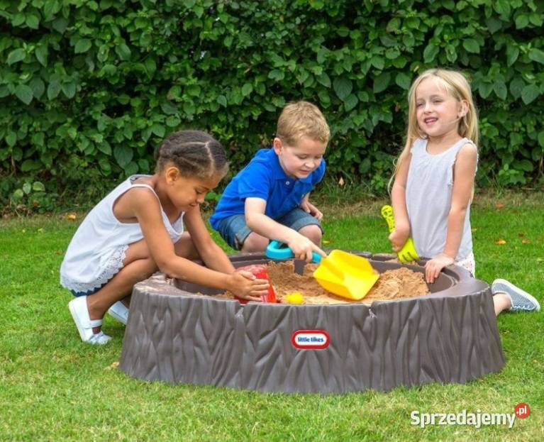 Piaskownica Pieniek z pokrywą dzieci Little