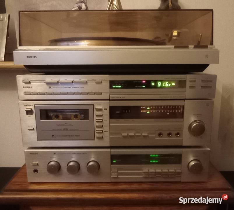 PHILIPS vintage wieża audio