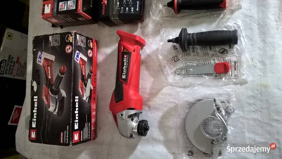 szlifierka kątowa akumulatorowa bez szczotkowa