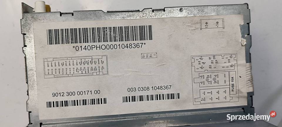 RADIO VOLKSWAGEN PHAETON 3D0035007L osobowe