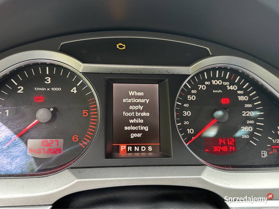 AUDI A6C6 blokada skrzyni biegów Brodnica