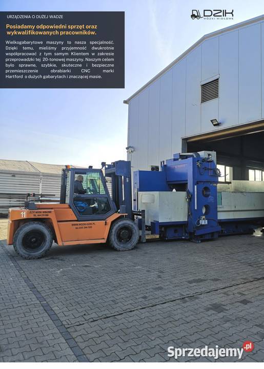 Wynajem wózków widłowych Warszawa 25 5 8 12 ton