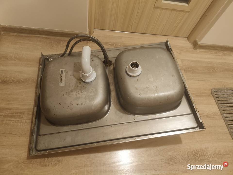 Zlewozmywak dwukomorowy stalowy 80x60 zlew Zlewozmywaki Rzeszów