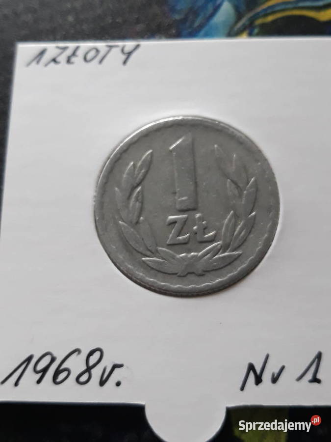 1 złoty 1968 r 1 PRL Konin