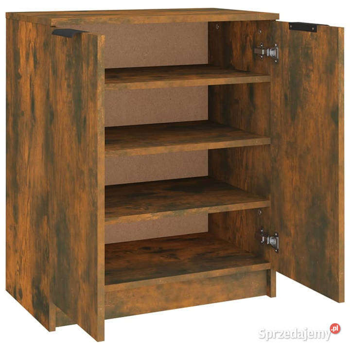 Szafka na buty przydymiony dąb 59x35x70 WM817102
