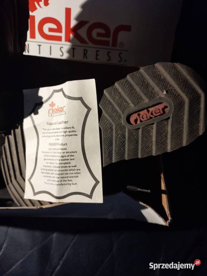 Buty riekier relax czarne 37 na stopę 245 Wrocław