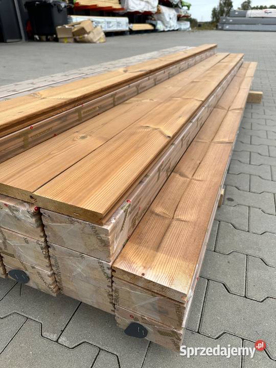 Deska tarasowa Thermo termo sosna ryflowana Prusice